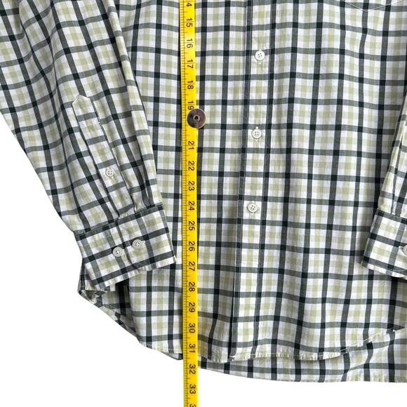 Nautica Plaid Long Sleeve Button Down Collar Chest Pocket Button Up Shirt‎ XL - Picture 6 of 6